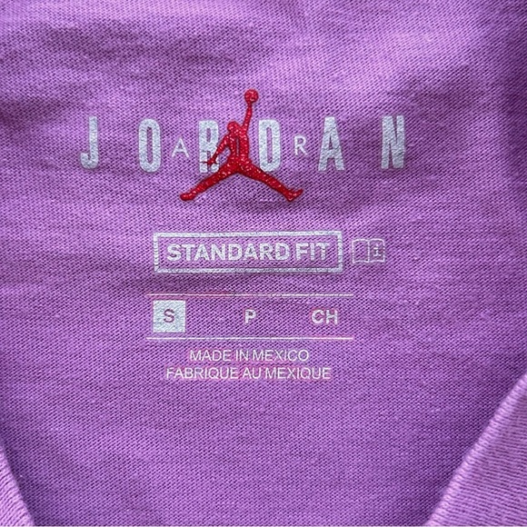 Nike Air Jordan Pink T-shirt Size Small - Picture 5 of 6